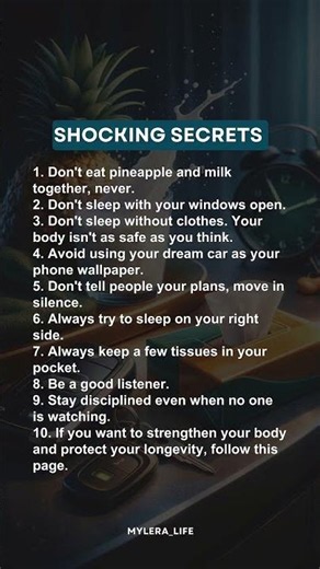 Shocking Secrets 👇#healthandwellness