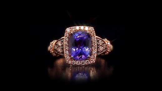A 2-carat cushion-cut Blueberry Tanzanite® centers this dazzling ring accented with sweet Diamonds® and shimmering Nude Diamonds™...love? Extra 30% off at Macy’s with promo code VIP. Sale ends 3/26/19. Shop now at https://mcys.co/2Y9rh6C | LeVian