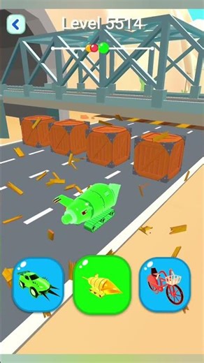 Shape shifting2 game level #5514 hyper casual game #shapeshifting #gameplay #gaming #shortvideo...