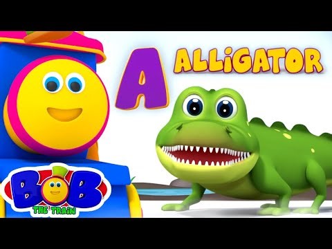 ABC Song with Animals + Counting Song and more Kids Songs and Nursery Rhymes - Bob The Train