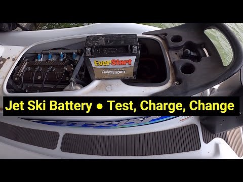 Jet Ski Battery ● Remove, Test, Charge, and Re-Install the Battery in your Personal Watercraft ✅