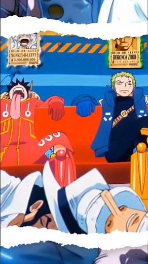 luffy and zoro aura farming #luffy #zoro #onepiece