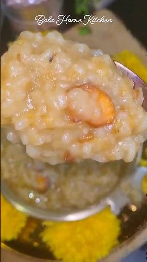 **Authentic Sakkarai Pongal Recipe 🤍 #BalaHomeKitchen".