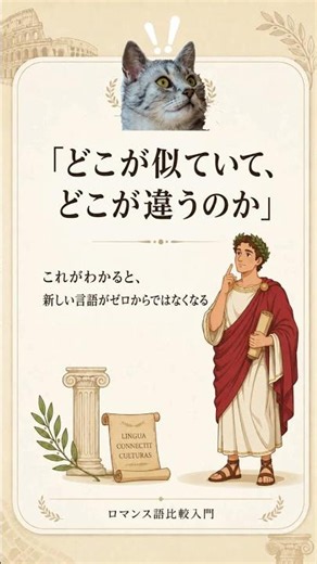 外国語学習は丸暗記だけじゃない。ロマンス諸語の「見取り図」で楽に学ぶ方法