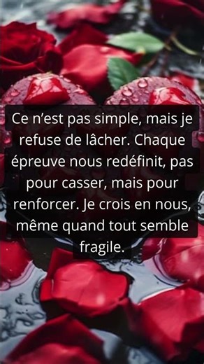 Je crois en nous, même quand tout semble fragile ... #shorts #love