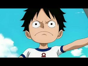 Luffy stabs his eye