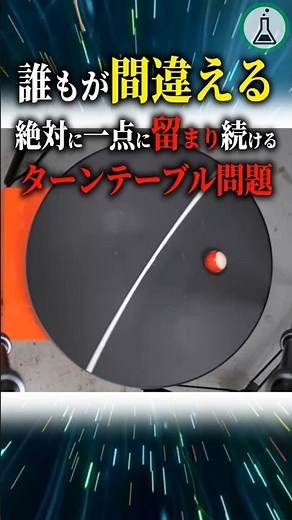 The turntable problem that always stays in one place, which everyone gets wrong #Science #SlowExp...