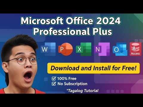 How to Install Microsoft Office for Free (No Subscription) | 2025 Tagalog Tutorial