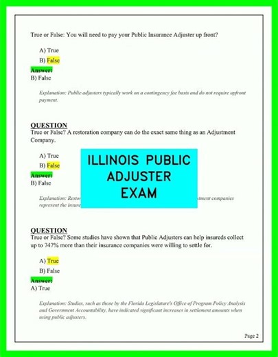 How To Pass The 2026 Illinois Public Adjuster Exam: Ultimate Study Guide And Key Practice Secrets