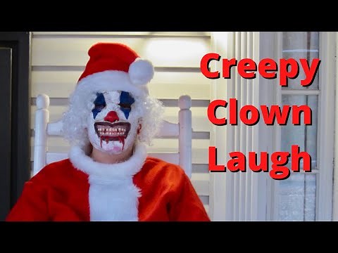 CREEPY Crazy Clown Laugh ⭐️