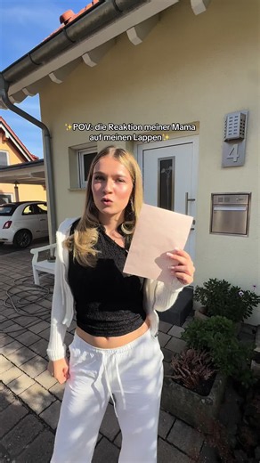 POV: die Reaktion meiner Mama auf meinen Lappen