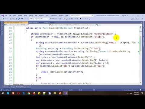 Basic Authentication in ASP.NET Core Web API