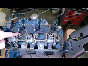 Valve clearance on Kubota engine