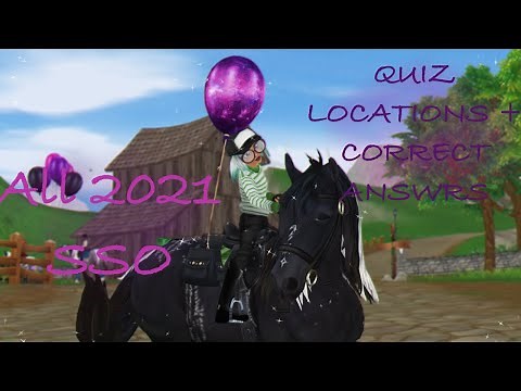 ALL !CORRECT! SSO BIRTHDAY 2021 QUIZ ANSWERS | Star Stable | Twixforkids