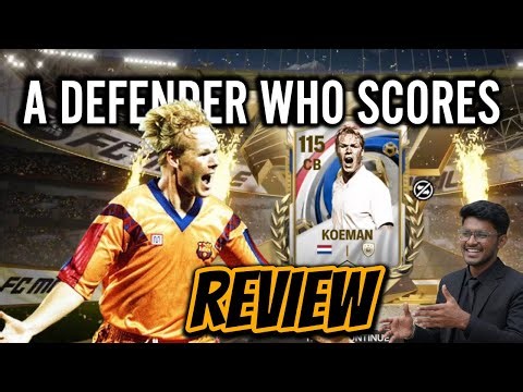 Is Ronald Koeman the BEST CDM ? | 115 CB/CDM | Nation Stories Netherlands FC Mobile | Player Review