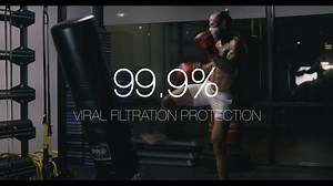 The 1st gear with N95 filtration protection built-in!