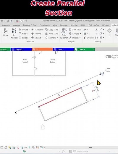 Create Parallel Sections Instantly in Revit | PyRevit Automation Hack #shorts #ytshorts #PyRevit