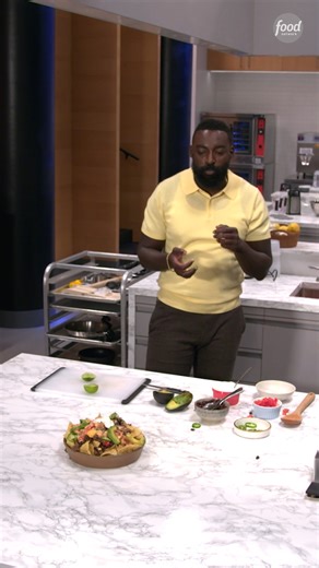 More is more when it comes to nacho toppings, right Chef Eric Adjepong?! 🧀 | Food Network