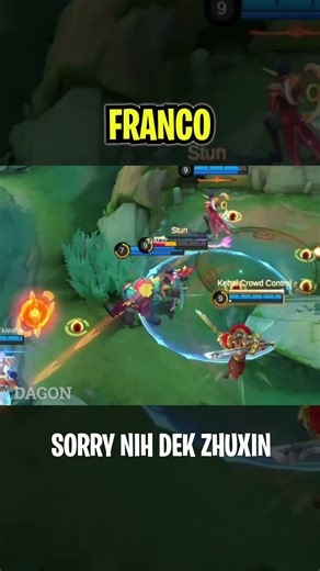 FRANCO - SORRY NIH DEK ZHUXIN #mobilelegends #mlbbidcreator #topglobalfranco