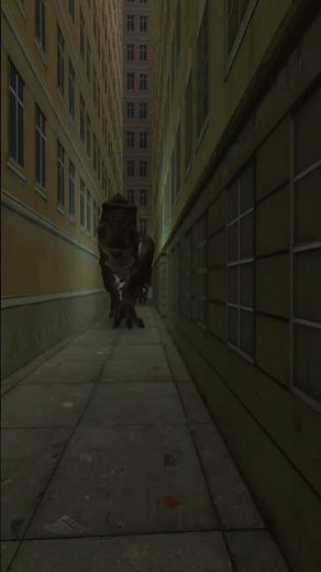 HORROR RUN FROM DINOS IN GARRYS MOD #garrysmod #gmod #nextbots #dinosaur