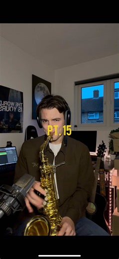 Female Saxophonist Playing Captivating Songs on Sax