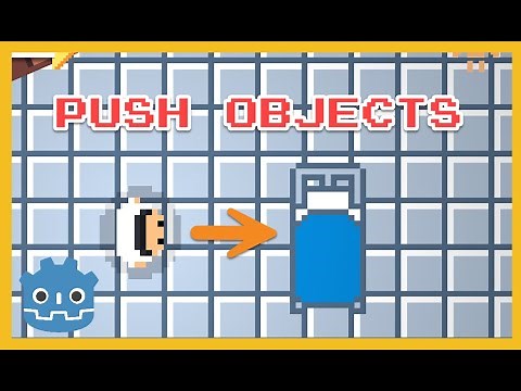How to make your player push objects in Godot in 2 minutes
