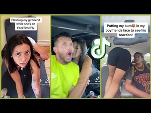 Did she really grab his balls ?!! 😜 Tiktok couple pranks compilation