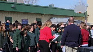 Washoe County congratulates the incredible students of Coral Academy on history in the making. Today, approximately 480 middle school students participated in an official Guinness World Records attempt, reciting from memory the entire Preamble to the United States Constitution in recognition of the United States of America's 250th birthday. Read more at - https://washoelife.washoecounty.gov/washoe-county/guinness-world-records-attempt/ | Washoe County, Nevada - Government