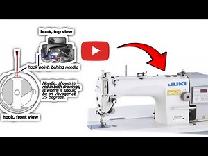 Single needle machine timing| Juki dfl8700b machine timing