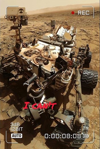 Mars rover 🥺 bro survived 14 years in Mars... The real robot singing 😖 #marsrover #robot #singing
