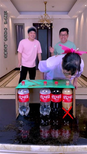 Suck Coke With Mouth Challenge, So Exciting, Do You Dare To Try It #Funnyfamily#