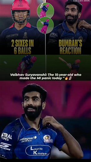 #boomrah vs #Vaibhav #suryavansi#mumbaiindians #vaibhavsuryavanshi_#jaspritbumrah#rohitsharma#shorts