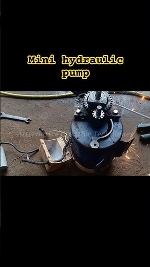 Mini hydraulic pump.