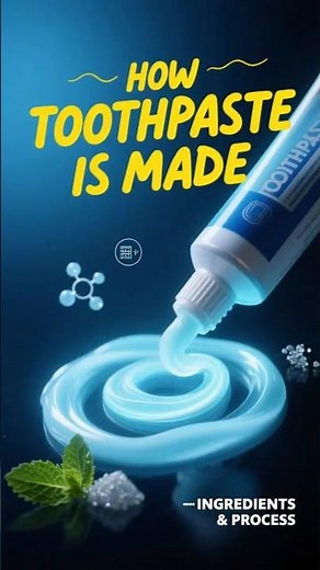 How Toothpaste is Made: The Fascinating Process Behind Your Daily Smile! #facts