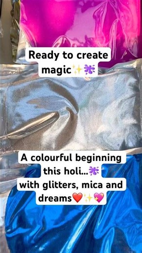 Festival of colors🫟 Glitter Mica stock resin art | shorts