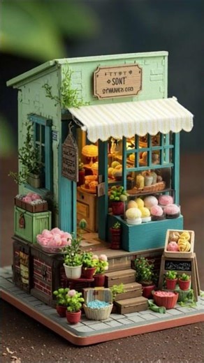 Cozy Mini Candy Shop Diorama | Tiny Sweet World