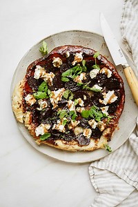 Beet and Goat's Cheese Tart