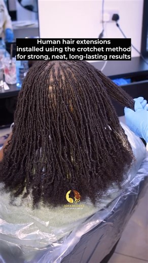 Artificial temporary dreadlocks salon on Instagram: "‼️Here are more detailed advantages of having HUMAN HAIR EXTENSIONS: - Natural Look and Feel: Human hair sisterlocks provide a more natural texture and feel compared to synthetic extensions. - Versatile Styling: The small size of sisterlocks allows for a wide range of styling options, from simple wash-and-go looks to intricate updos and ponytails. - Dyable Hair: Human hair can be dyed to any desired color, allowing for personalized looks and c