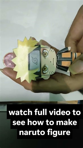 How to Make Naruto Paper Craft | Easy DIY Anime Model #Naruto #Papercraft #DIY #AnimeCrafts