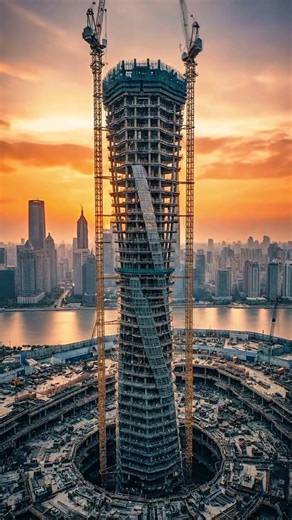 Building China’s Tallest Skyscraper – Shanghai Tower 🏙 | Mega Construction Time-Lapse