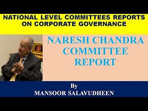 NARESH CHANDRA COMMITTE REPORT