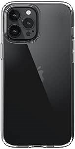 Speck Products Presidio Perfect-Clear iPhone 12 Pro Max Case, Clear/Clear