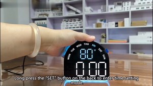 Heavy Sleeper Alarm Clock: Super Loud Alarm & Gentle Wake-Up Light for Adults, Kids, Teens | Digital Display with Time & Temperature | Adjustable Brightness & USB Charger | Compact Clock