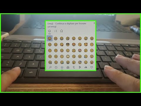 Come attivare le emoji emoticon su una tastiera Windows VIDEO