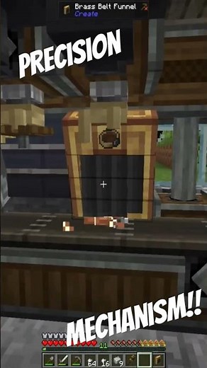Create Mod!! Precision Mechanisms!! #minecraft #cratemod #create