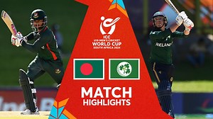 1M views · 54K reactions | Bangladesh maintain their perfect record against Ireland in #U19WorldCup  Match Highlights ️ | ICC - International Cricket Council | Facebook