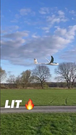 Glider Skims the Ground Then Climbs | Stunning Soaring