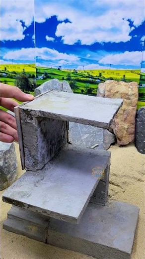 🧱 How We Built a Mini Modern Villa | Part 2 #miniature #house #shorts