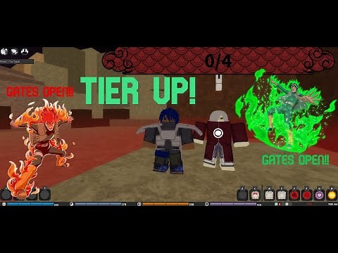 Shinobi Origin- How to get gates and how to Tier up!!!