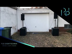 PA Anlage Soundcheck im Wohnviertel! (deutsch) [HD]
